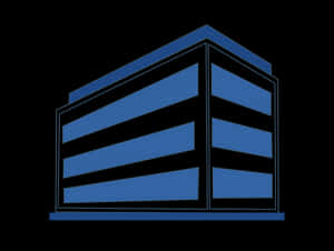 Modern Office Building Graphic PNG image with transparent background