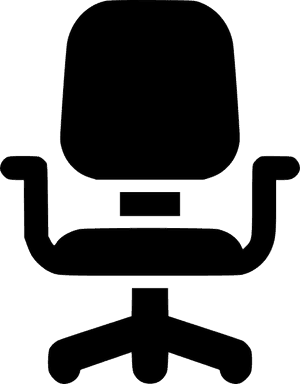 Office Chair Office Armchair - Office Chair Icon Png Free, Transparent Png PNG image with transparent background