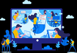 Employee Communication Platform Illustration - Communication Platform, HD Png Download PNG with transparent background