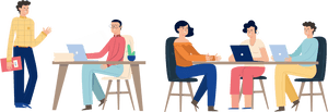 Transparent Group Png - Career Counselling Vector Png, Png Download PNG image with transparent background