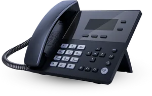 Modern Office Telephone Device PNG Image