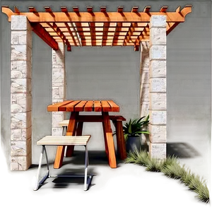 Modern Pergola Design Png Omg PNG Image