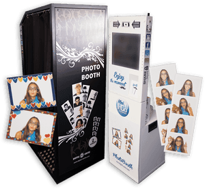 Modern Photo Booth Setup PNG image with transparent background