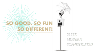 Modern Photobooth Advertisement PNG image with transparent background