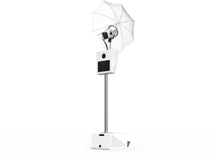 Modern Photobooth Setup PNG image with transparent background