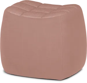 Modern Pink Ottoman Furniture PNG Image