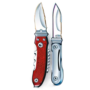 Modern Pocket Knife Outline Png Hvn46 PNG Image