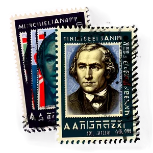 Modern Postage Stamp Design Png 21 PNG Image