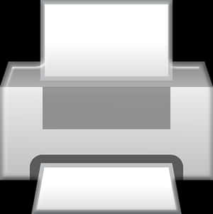 Modern Printer Icon PNG image with transparent background