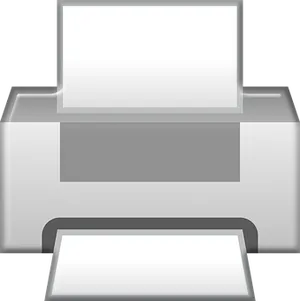 Modern Printer Icon PNG Image