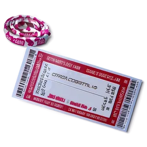 Modern Raffle Ticket Png 9 PNG Image