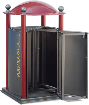 Large Trash Bin Riclè - Architecture, HD Png Download PNG image with transparent background