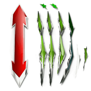 Modern Red Arrow Symbol PNG 04302024 PNG with transparent background