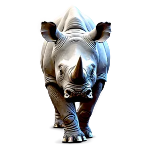 Modern Rhino Illustration Png 38 PNG Image