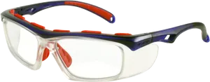 Modern Safety Goggles Design PNG Image