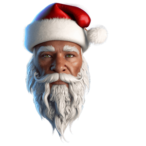 Modern Santa Hat Look PNG kmu PNG
