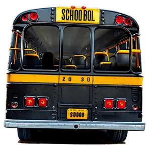 Modern School Bus Design PNG ohi PNG