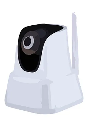 Modern Security Camera Illustration PNG Image