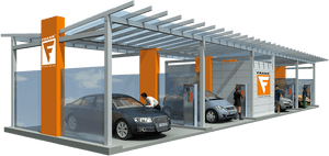 Intro Flayer Bg - Car Wash Station Design, HD Png Download PNG with transparent background