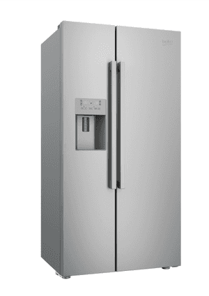 Ecosmart American Style Fridge Freezer With Plumbed - Beko Freestanding American Style Fridge Freezer | Asp341x PNG image with transparent background