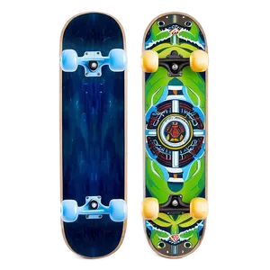 Modern Skateboard Deck Visual Png Ijb14 PNG Image