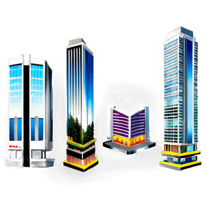Modern Skyscraper Building PNG 29 PNG image with transparent background