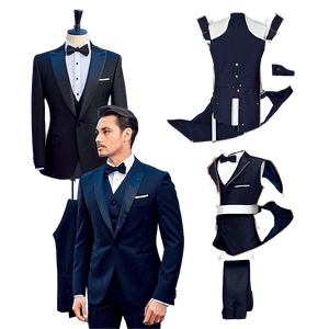 Modern Slim Fit Tuxedo PNG wnf PNG image with transparent background