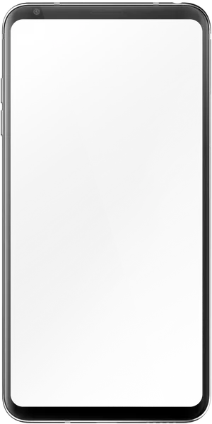 Modern Smartphone Blank Screen PNG Image