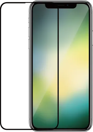 Modern Smartphone Display Gradient Wallpaper PNG Image