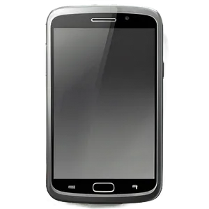 Modern Smartphone Outline Png Kpl PNG Image