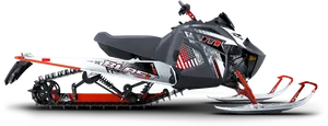 Modern Snowmobile Design PNG Image