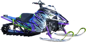 Modern Snowmobile Design PNG Image