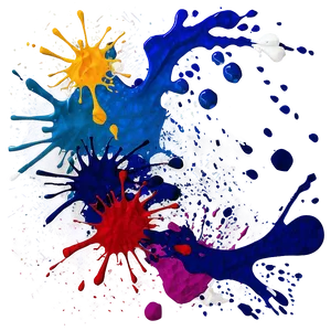 Modern Splatter Paint Technique Png 17 PNG Image