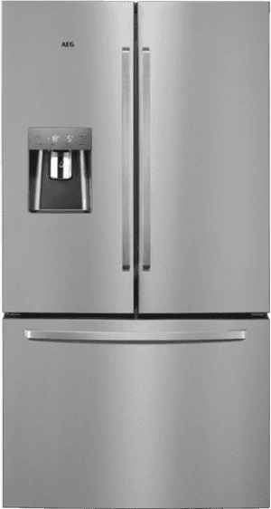 Aeg Rmb76311nx 91cm 'american' In Stainless Steel Frost - Fridge Freezer With Drawers PNG image with transparent background