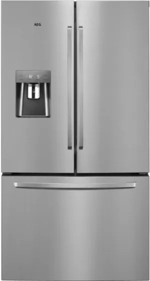 Modern Stainless Steel Fridge PNG Image