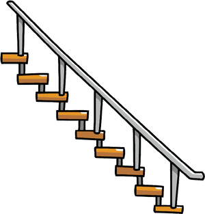 Transparent Hang Clipart - Transparent Background Stairs Clipart, HD Png Download PNG