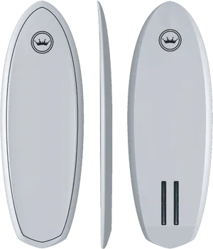 Modern Surfboard Design3 D Render PNG Image