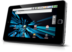 Modern Tableton Stand PNG image with transparent background