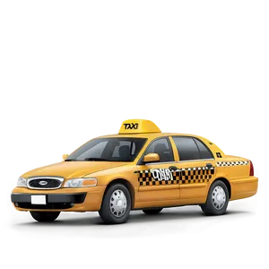 Modern Taxi Car Png Xye PNG Image