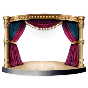 Modern Theatre Stage PNG ios7 PNG with transparent background