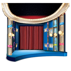 Modern Theatre Stage PNG sxv PNG with transparent background