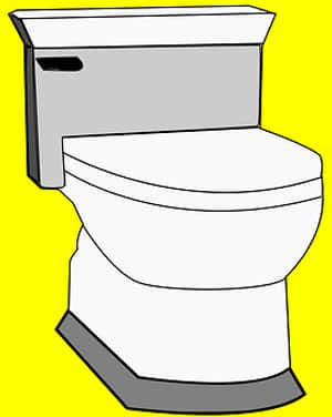 Modern Toilet Vector Illustration PNG image with transparent background