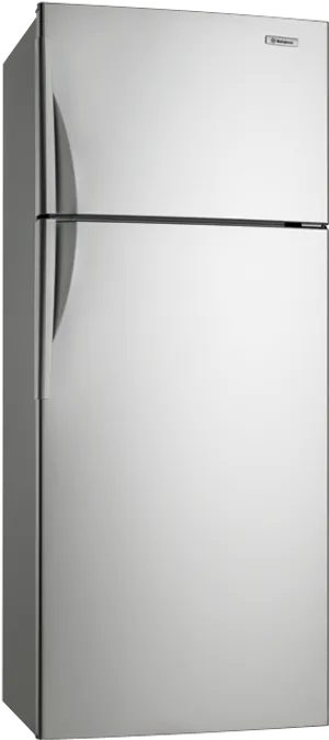 Modern Top Freezer Refrigerator White PNG Image