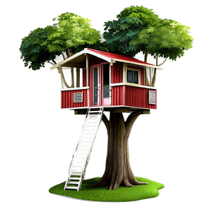 Modern Tree House PNG wsf80 PNG