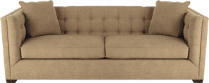 Living Room Sofa Bed Couch Table Chair Clipart - Tan Sofa No Background, HD Png Download PNG image with transparent background