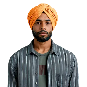 Modern Turban Look Png Kne33 PNG Image