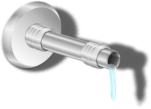 Pipe, Water, Water Pipe, Metal, Flow - Pipe Water Flow Png, Transparent Png PNG with transparent background