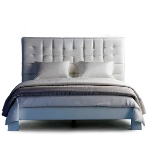 Modern White Bed Design Png Rfc96 PNG Image