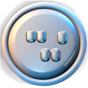 Modern White Button Picture Png Igv96 PNG Image