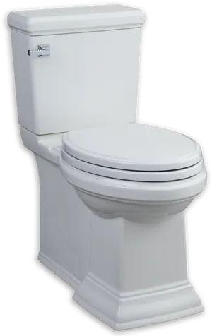 Modern White Ceramic Toilet PNG Image